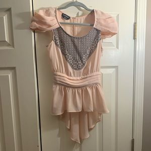 Bebe gorgeous peplum blouse